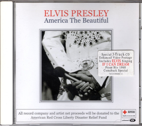 Elvis Presley - America The Beautiful (CD, Single, Enh, RM) - De Platen Aap – Vinylwinkel in Brielle & online webshop voor muziekliefhebbers