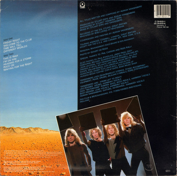 Vandenberg : Heading For A Storm (LP, Album)