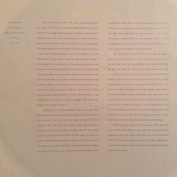 Elvis* : The Alternate Aloha (LP)