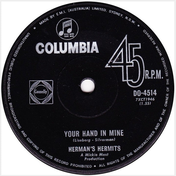 Herman's Hermits : I'm Into Something Good (7")