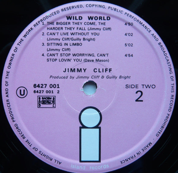 Jimmy Cliff : Wild World (LP, Album)