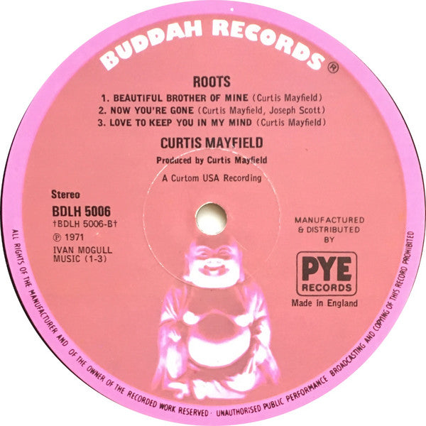 Curtis Mayfield : Roots (LP, Album, RE, Gat)