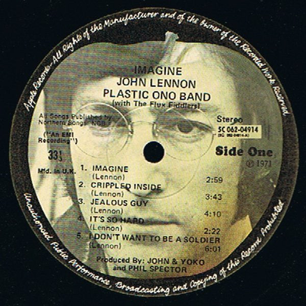 John Lennon : Imagine (LP, Album)
