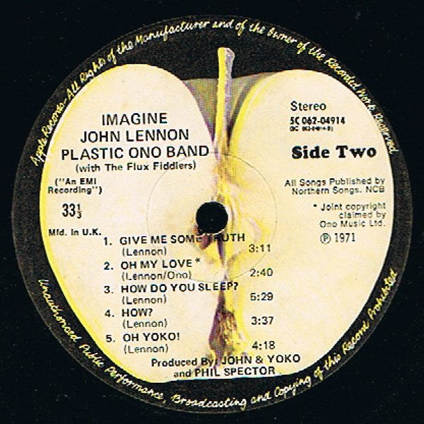 John Lennon : Imagine (LP, Album)