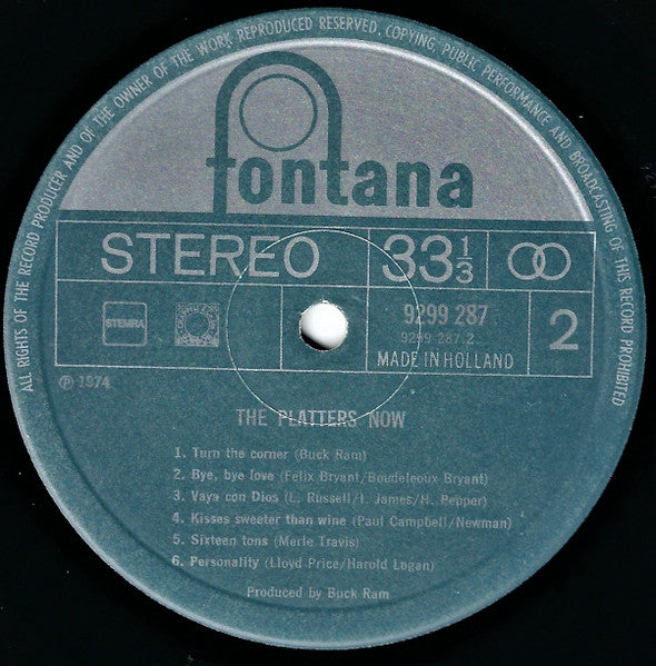 The Platters : The Platters Now (LP, Album)
