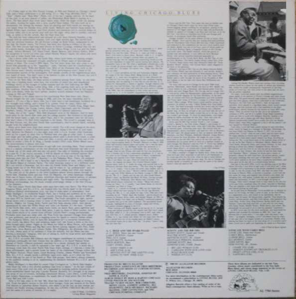 A. C. Reed And The Spark Plugs* / Scotty And The Rib Tips* / Lovie Lee With Carey Bell : Living Chicago Blues - Volume 4 (LP)