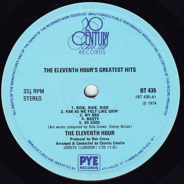 The Eleventh Hour* : The Eleventh Hour's Greatest Hits (LP, Album)