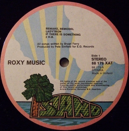 Roxy Music : Roxy Music (LP, Album, RP, Gat)