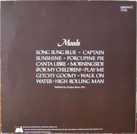 Neil Diamond : Moods (LP,Album,Stereo)