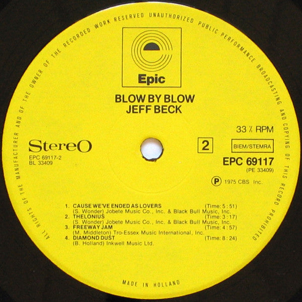 Jeff Beck : Blow By Blow (LP, Album)