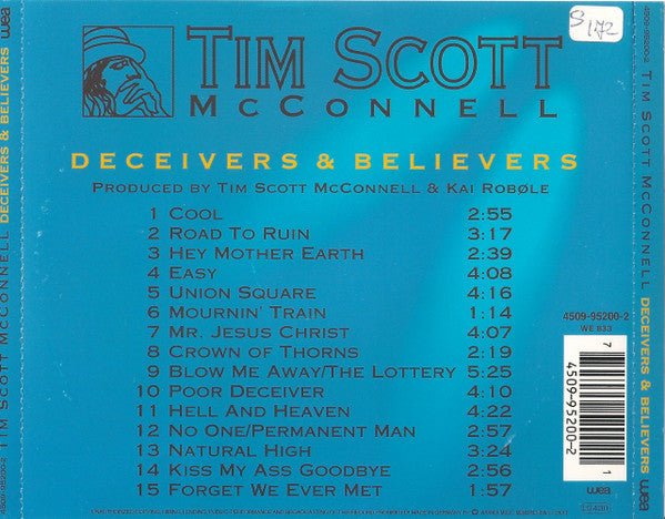 Tim Scott McConnell : Deceivers & Believers (CD, Album)
