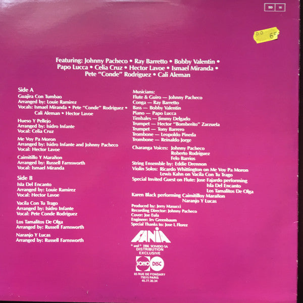 Fania All Stars : Viva La Charanga (LP, Album)