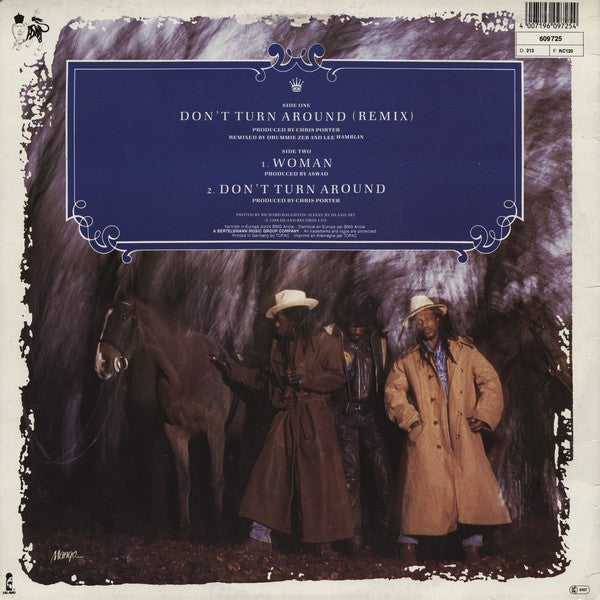 Aswad - Don't Turn Around (12", Maxi) - De Platen Aap – Vinylwinkel in Brielle & online webshop voor muziekliefhebbers