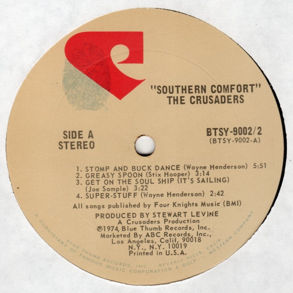 The Crusaders : Southern Comfort (2xLP, Album, Gat)