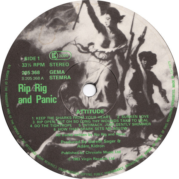 Rip Rig + Panic* : Attitude (LP, Album)