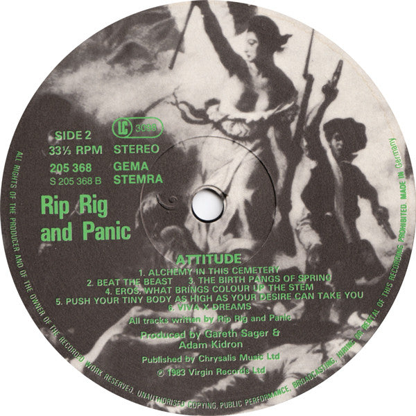 Rip Rig + Panic* : Attitude (LP, Album)