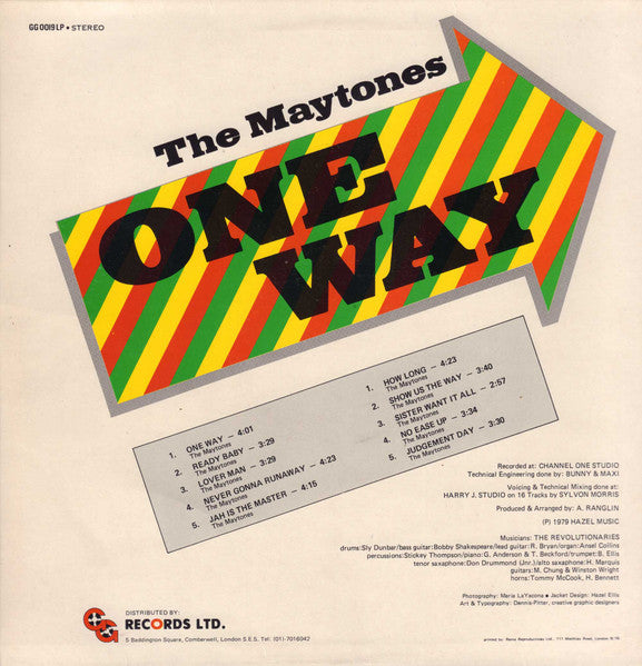The Maytones : One Way (LP, Album)