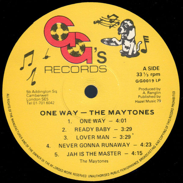 The Maytones : One Way (LP, Album)