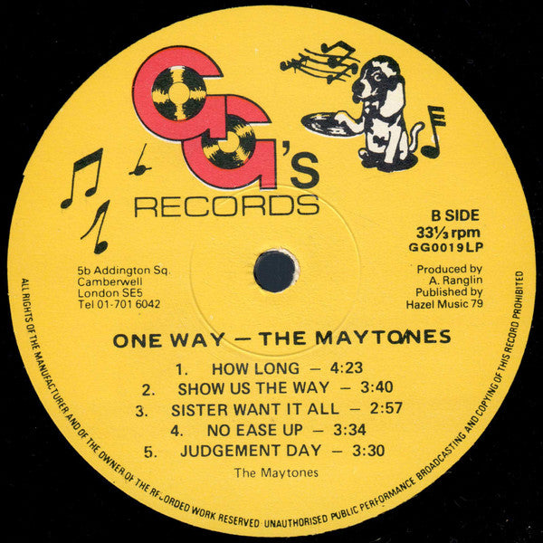 The Maytones : One Way (LP, Album)