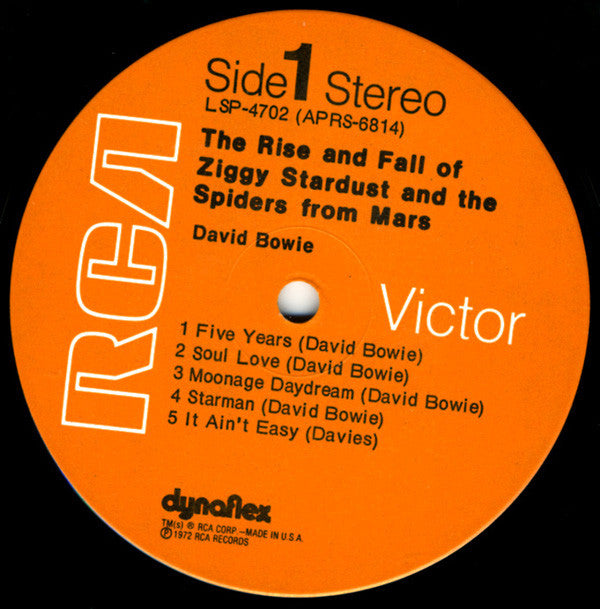 David Bowie : The Rise And Fall Of Ziggy Stardust And The Spiders From Mars (LP, Album, Roc)