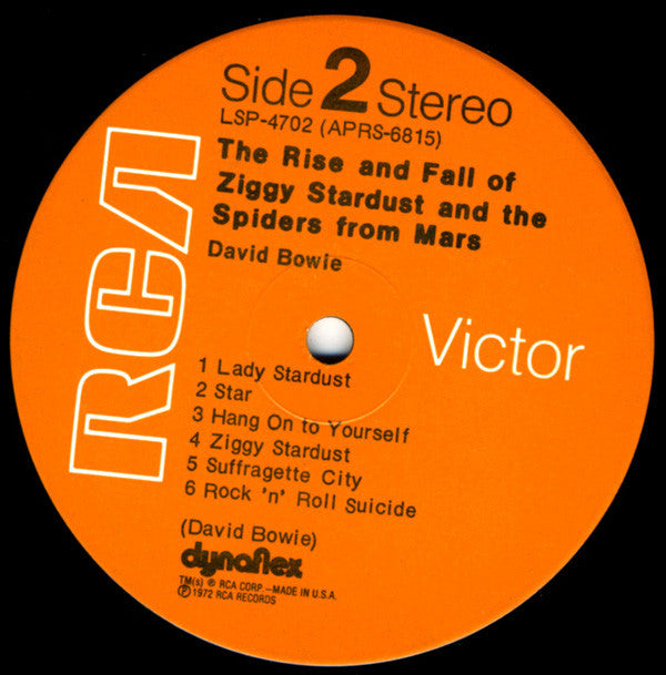 David Bowie : The Rise And Fall Of Ziggy Stardust And The Spiders From Mars (LP, Album, Roc)