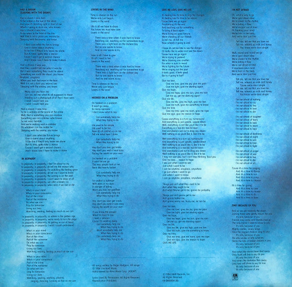 Roger Hodgson : In The Eye Of The Storm (LP, Album)