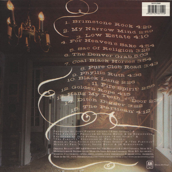 Sixteen Horsepower* : Low Estate (LP, Album, RE, 180)