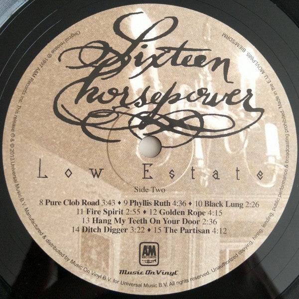 Sixteen Horsepower* : Low Estate (LP, Album, RE, 180)