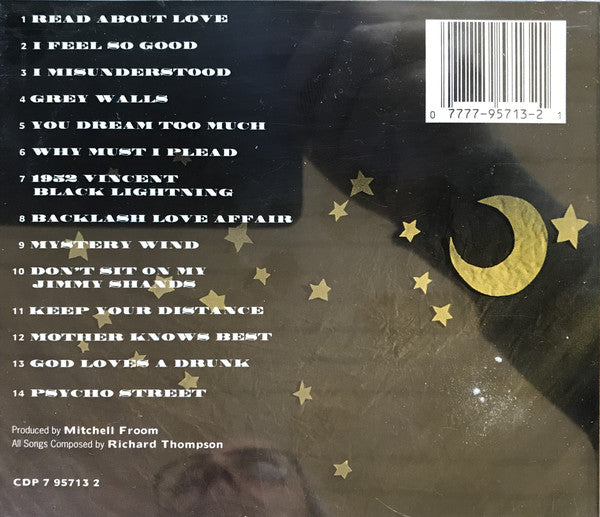 Richard Thompson - Rumor And Sigh (CD, Album, Ude) - De Platen Aap – Vinylwinkel in Brielle & online webshop voor muziekliefhebbers