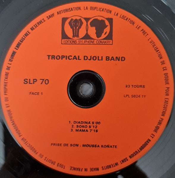 Tropical Djoli Band De Faranah : Style Savane (LP, Album)