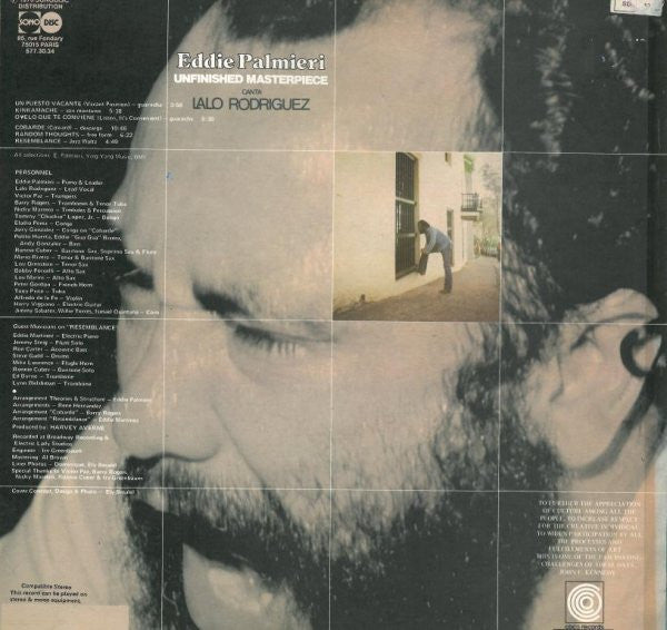 Eddie Palmieri : Unfinished Masterpiece (LP, Album)