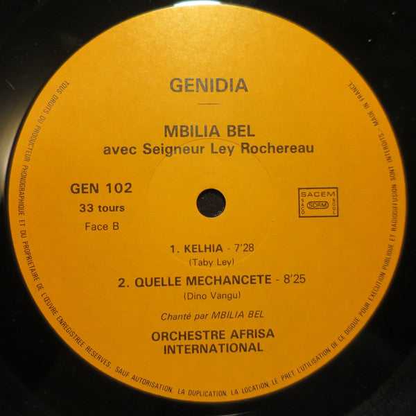 Mbilia Bel Avec Seigneur Ley Rochereau* Et L'Afrisa International* : L'Explosive (LP)