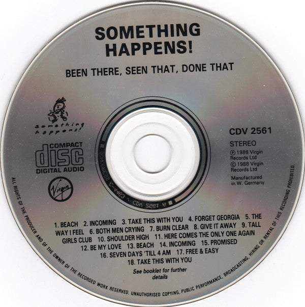 Something Happens - Been There, Seen That, Done That (CD, Album) - De Platen Aap – Vinylwinkel in Brielle & online webshop voor muziekliefhebbers