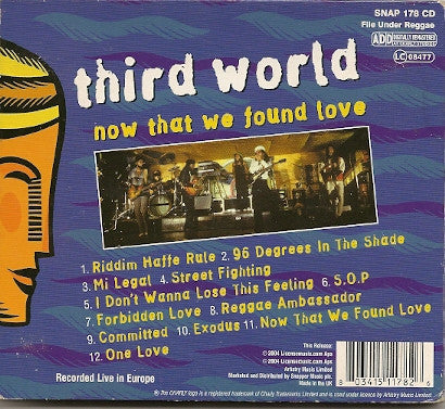 Third World - Now That We Found Love (CD, Album) - De Platen Aap – Vinylwinkel in Brielle & online webshop voor muziekliefhebbers
