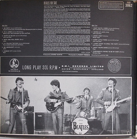 The Beatles - Beatles For Sale (LP, Album, RE, Gat) - De Platen Aap – Vinylwinkel in Brielle & online webshop voor muziekliefhebbers