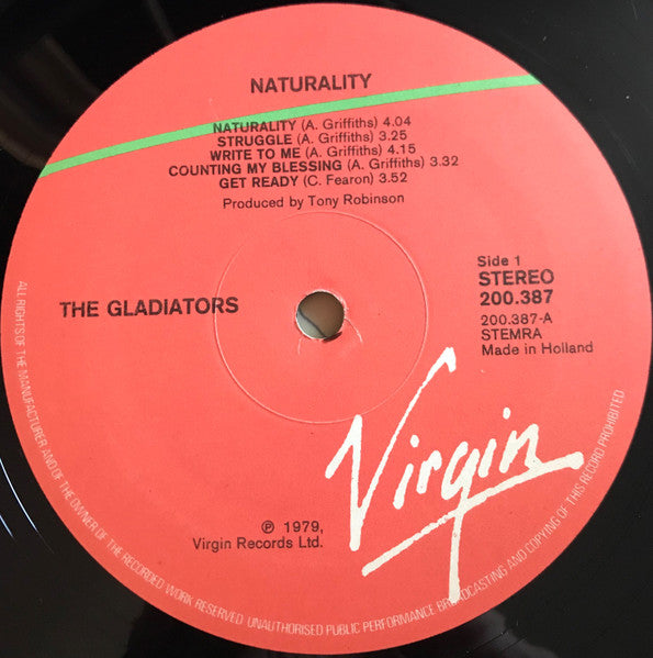 The Gladiators : Naturality (LP, Album)