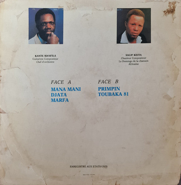 Les Ambassadeurs Internationaux : Mana Mani (LP,Album)
