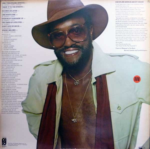 Billy Paul : Only The Strong Survive (LP, Album)