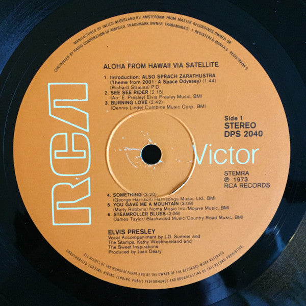 Elvis* : Aloha From Hawaii Via Satellite (2xLP, Album)