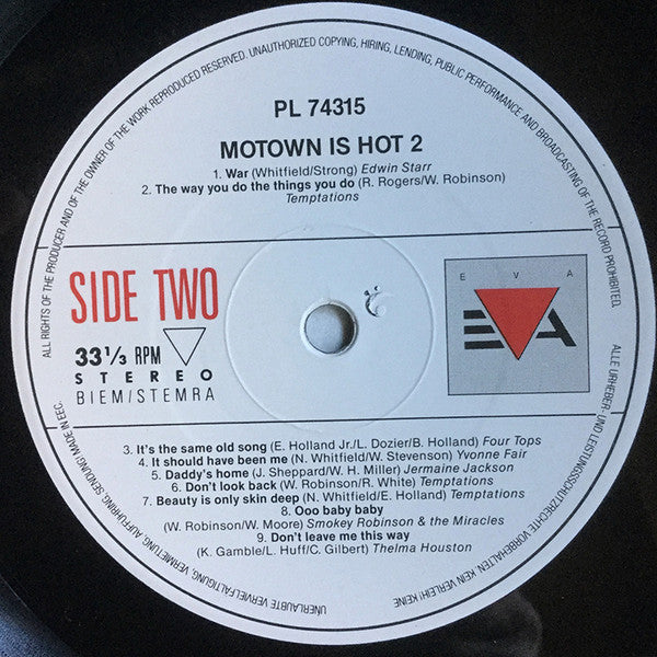 Various : Motown Is Hot 2 (LP, Comp)