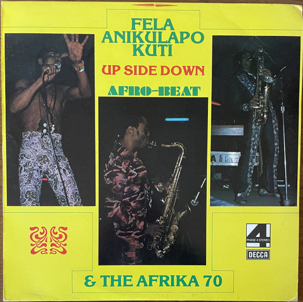 Fela Anikulapo Kuti* & The Afrika 70* : Up Side Down (LP, Album)