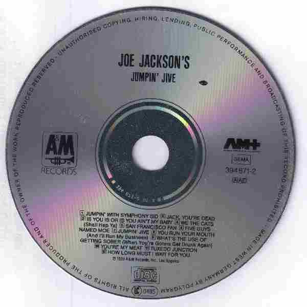 Joe Jackson : Joe Jackson's Jumpin' Jive (CD, Album, RE)