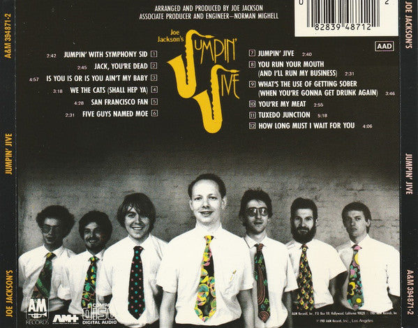Joe Jackson : Joe Jackson's Jumpin' Jive (CD, Album, RE)