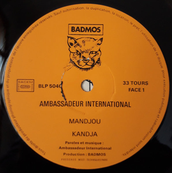 Ambassadeur International* : Mandjou (LP, Album)