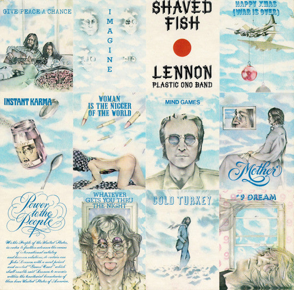 John Lennon, The Plastic Ono Band - Shaved Fish (LP, Album, Comp) - De Platen Aap – Vinylwinkel in Brielle & online webshop voor muziekliefhebbers