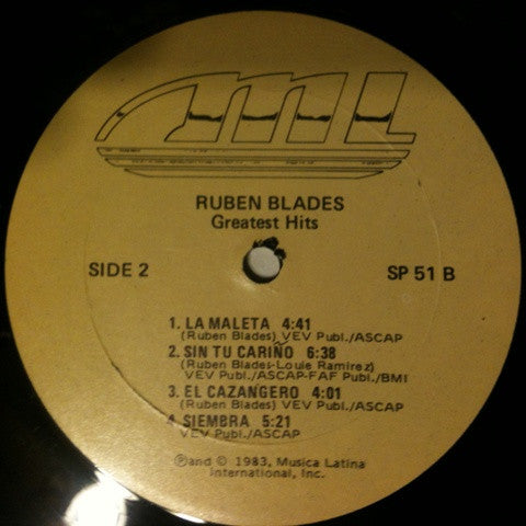 Ruben Blades : Greatest Hits (2xLP, Comp)