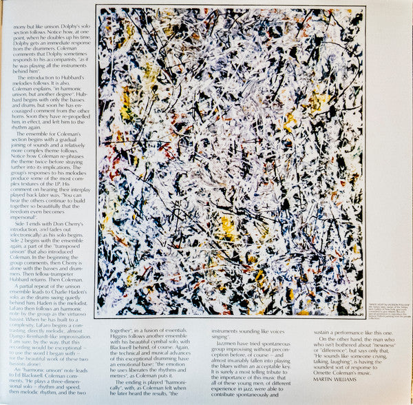 Ornette Coleman : Free Jazz (LP, Album, RE, Gat)