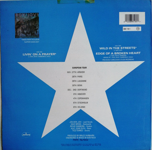 Bon Jovi : Livin' On A Prayer (12")