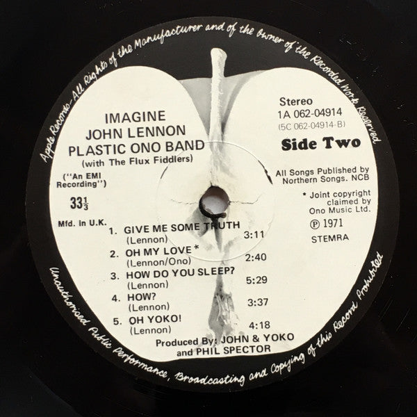 John Lennon : Imagine (LP, Album, RE)