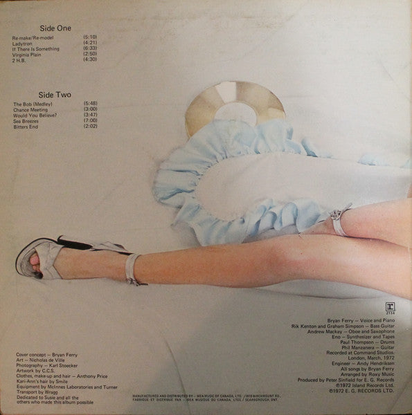 Roxy Music : Roxy Music (LP,Album,Reissue)